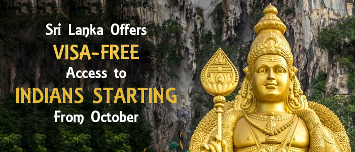 Sri Lanka Grants Visa-Free Access to Indians Starting October