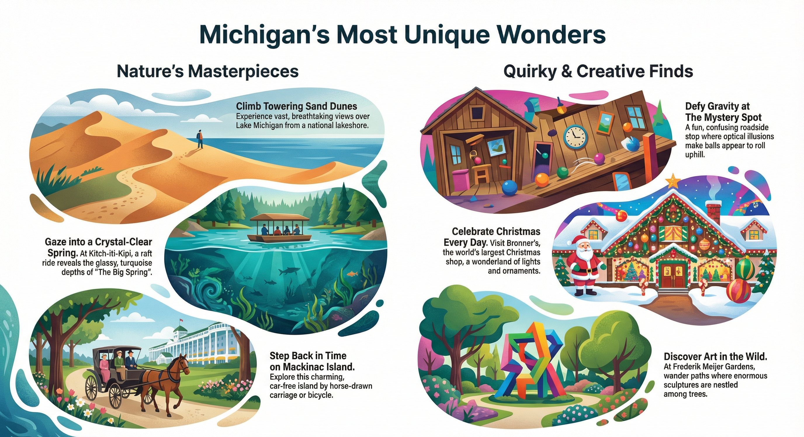 10 Unique places to visit in Michigan