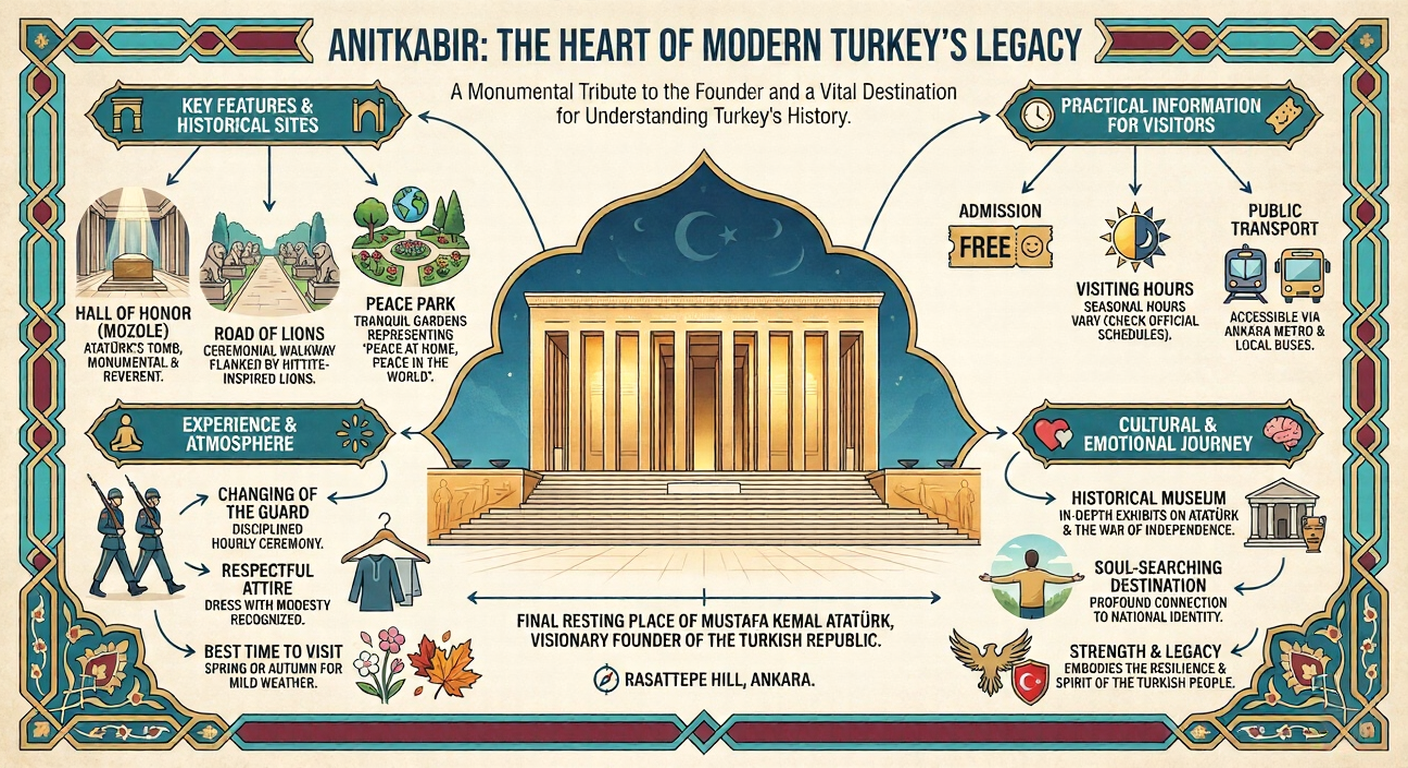 anitkabir all detail infographic