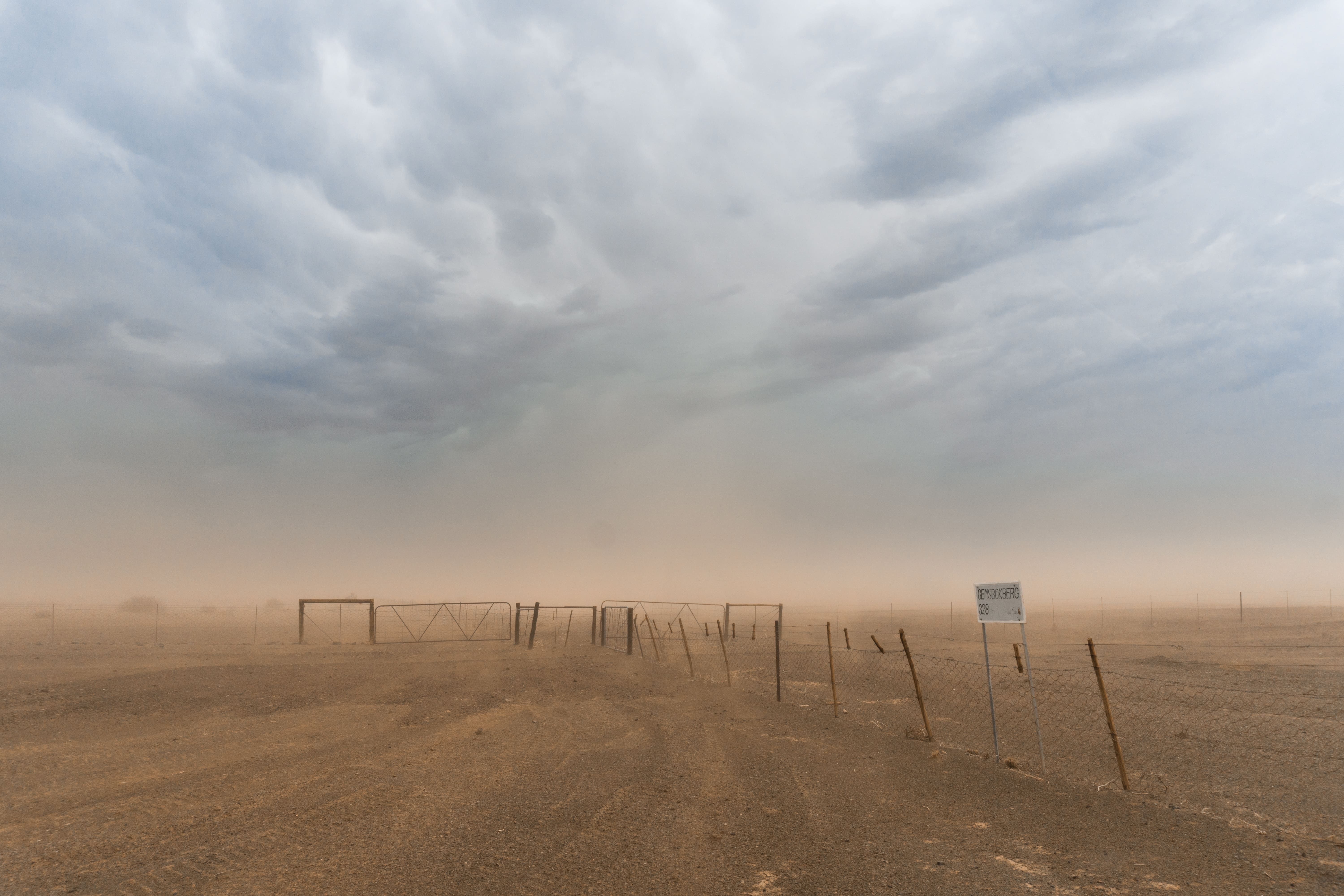 Area 51 during sand storm