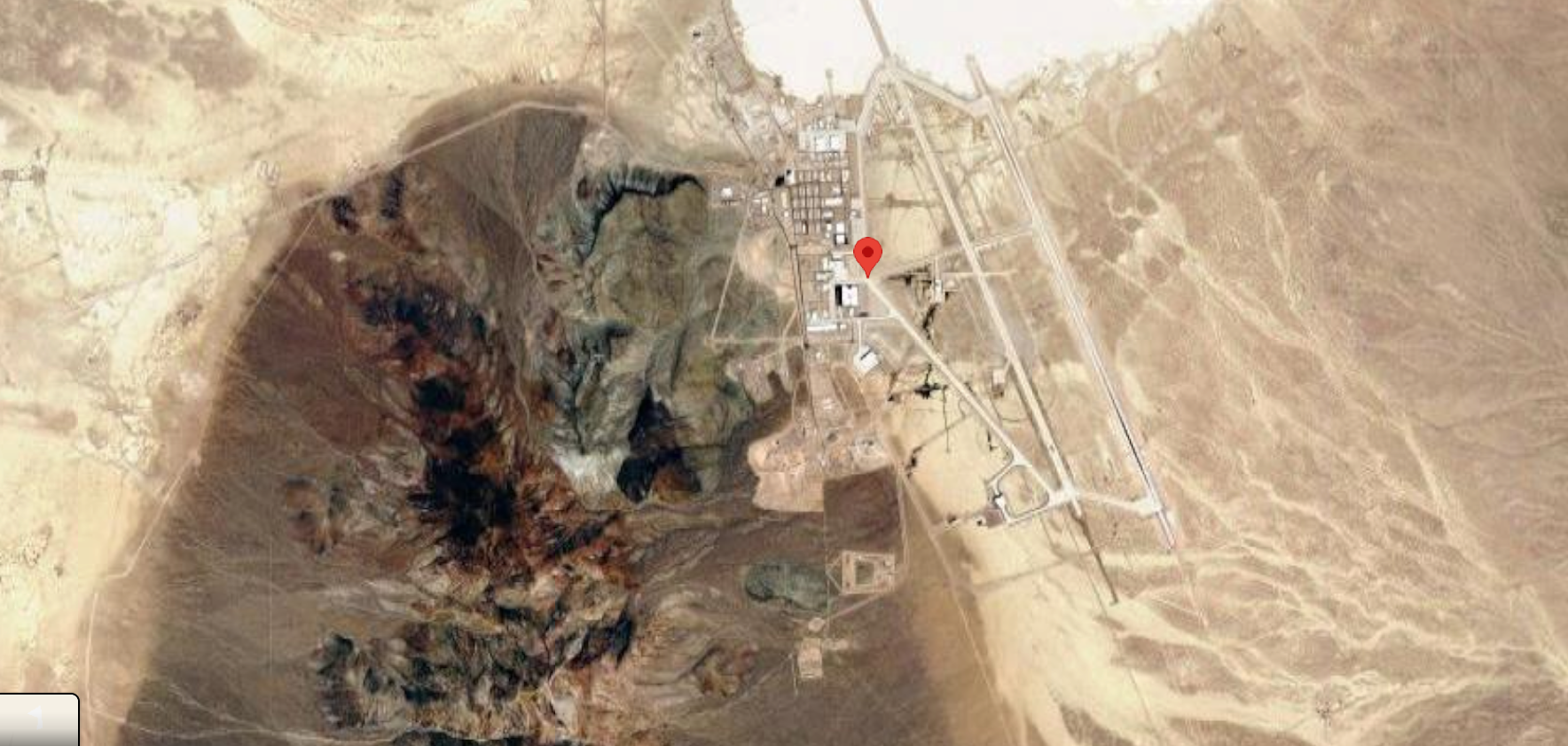 Area 51 Satellite Photos