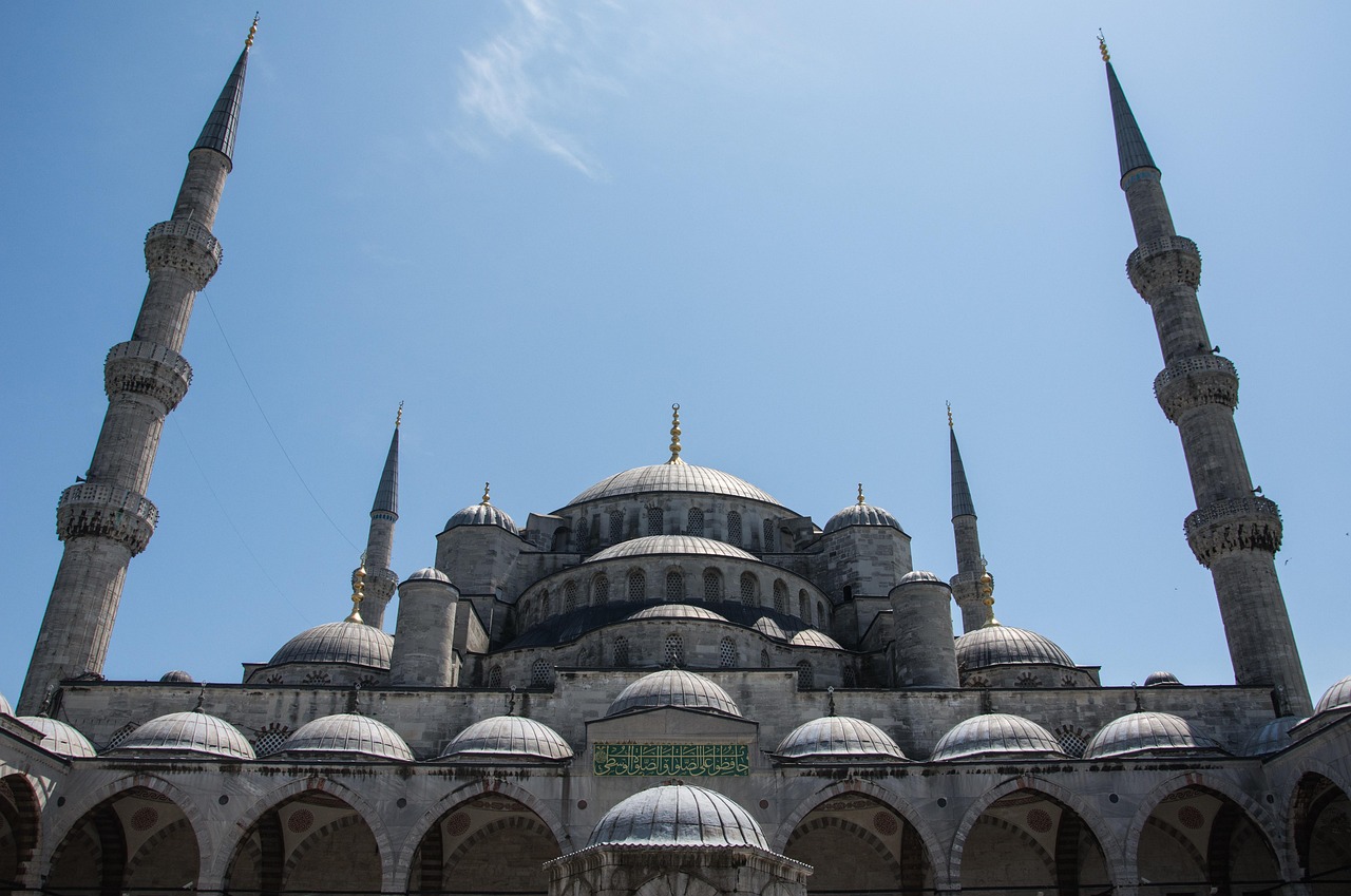 blue mosque inside view