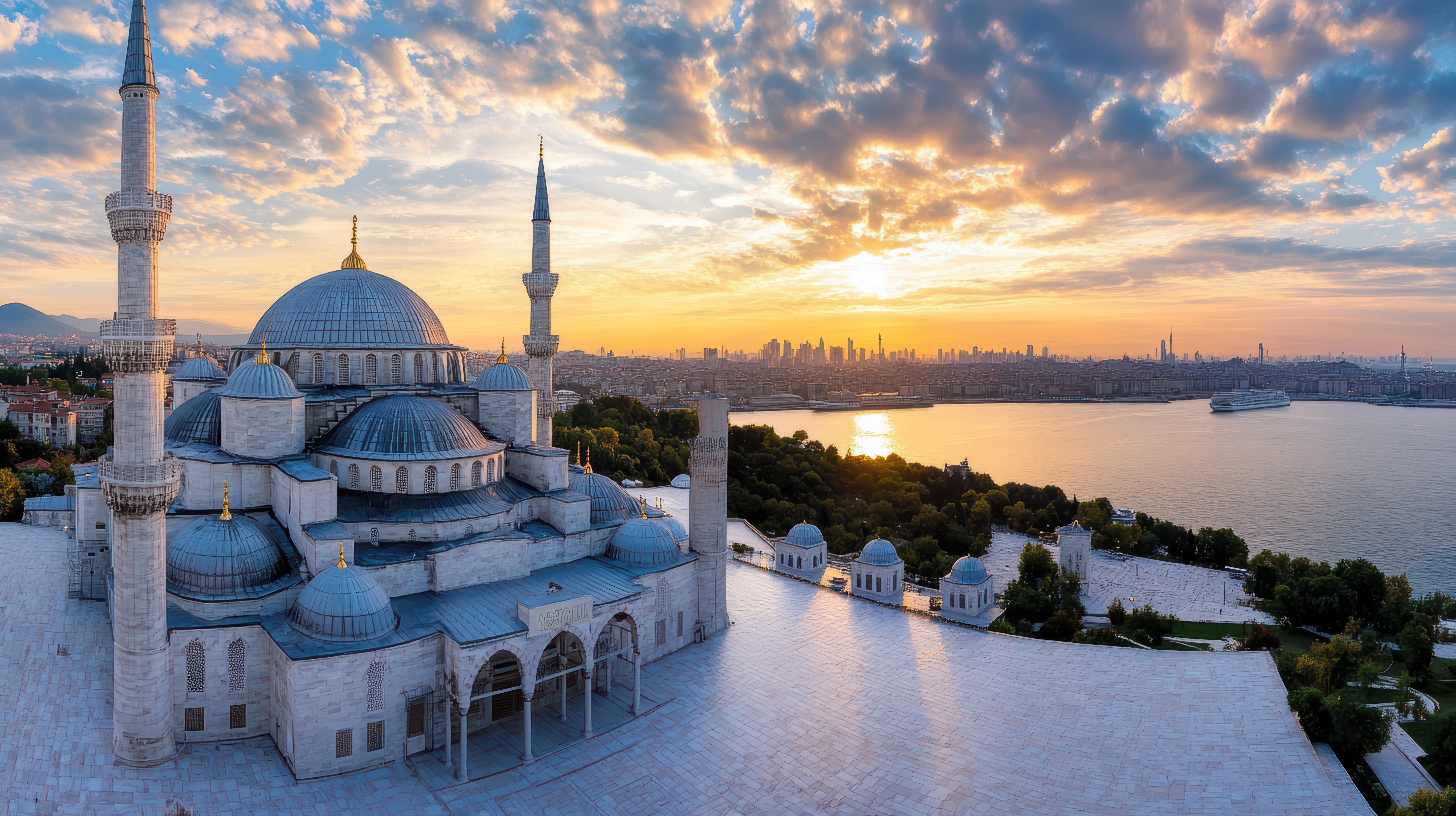 turkish-blue-mosque-at-sunset-in-istanbul-turkey
