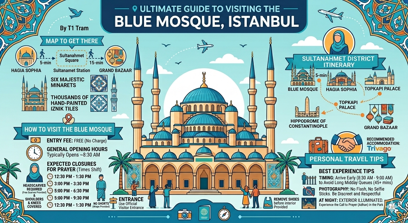 How to Visit to Blue Mosque Travel Guide