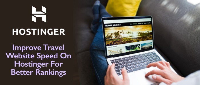 Image illustrating tips to enhance travel website speed on HostGator for improved search engine rankings.