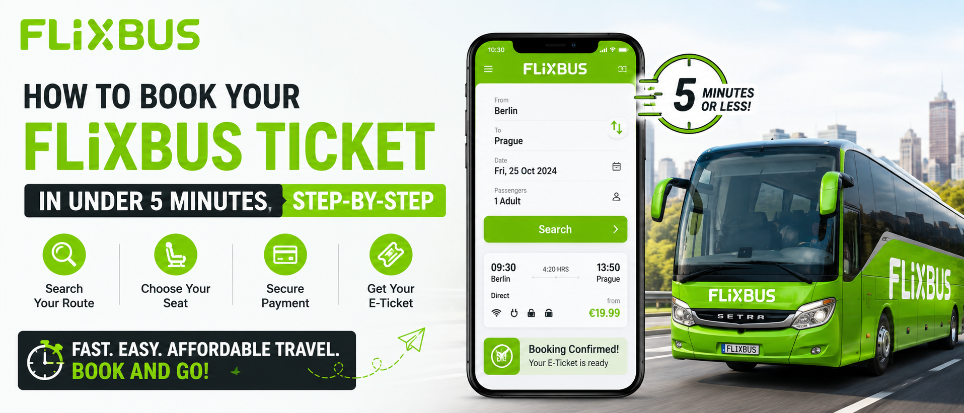 How to Book FlixBus Ticket in Under 5 Minutes | Step-by-Step