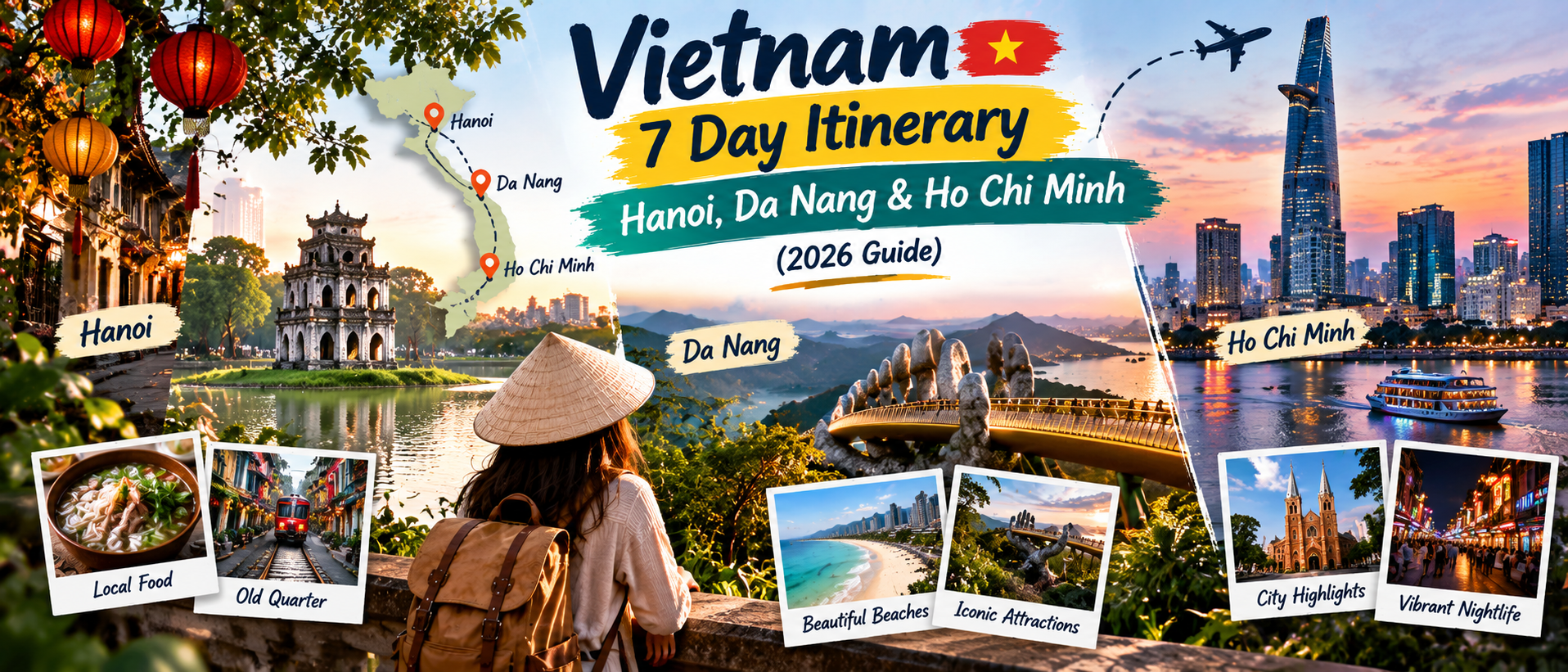 Vietnam 7 Day Itinerary: Hanoi, Da Nang & Ho Chi Minh (2026 Guide)