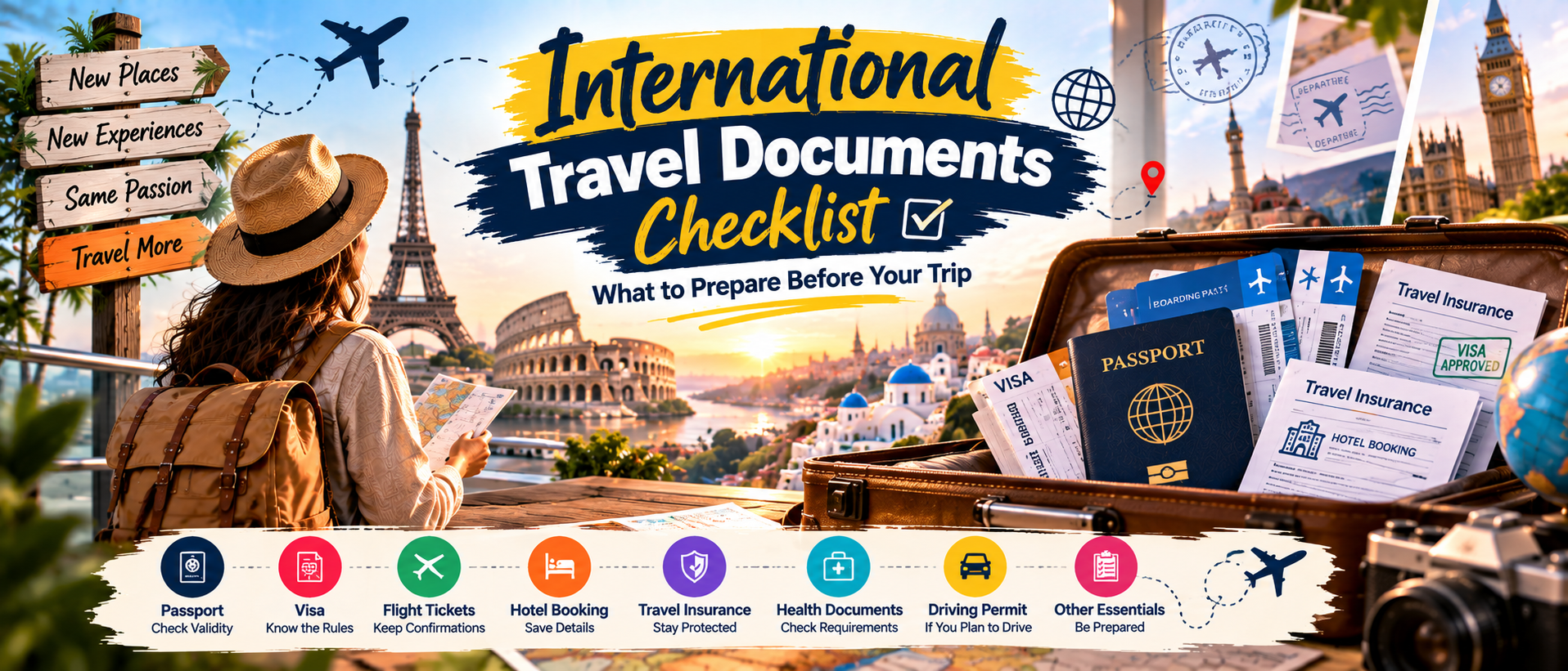 International Travel Documents Checklist: What to Prepare Before Your Trip