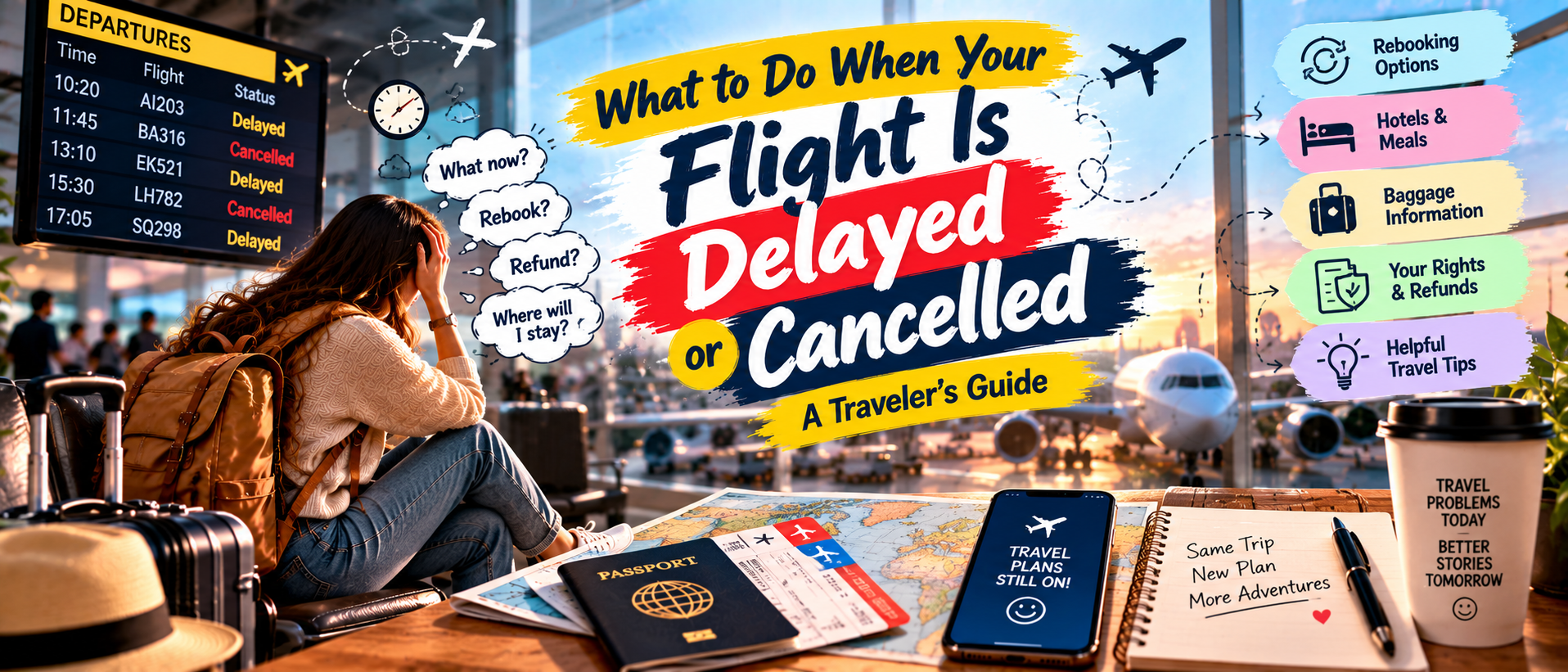 What to Do When Your Flight is Delayed or Cancelled: A Traveler\\\'s Guide