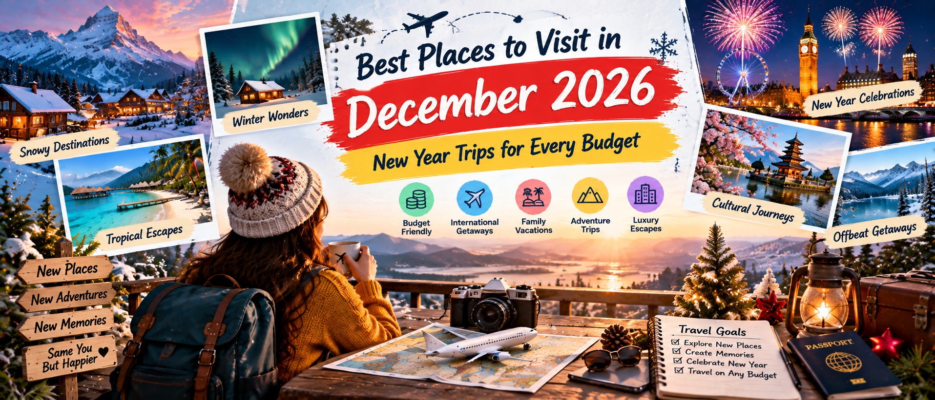 Best Places to Visit in December 2026: New Year Trips for Every Budget