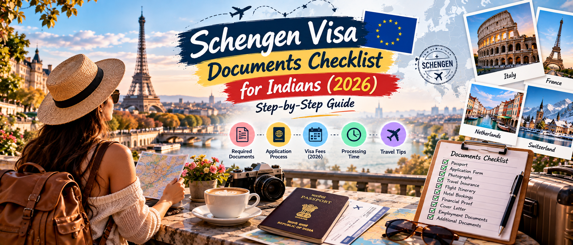 Schengen Visa Documents Checklist for Indians (2026 Step-by-Step Guide)