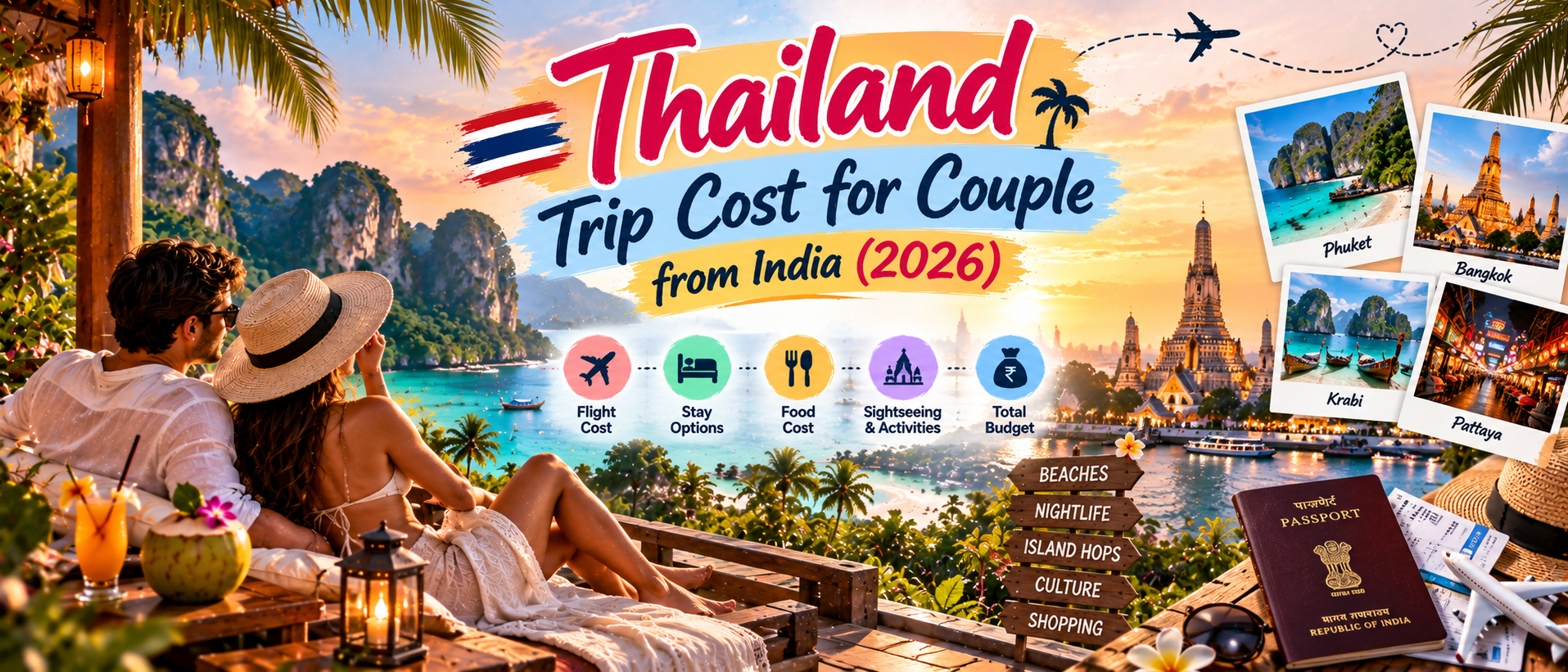 Thailand Trip Cost from India for Couple: 5 Nights Budget Breakdown (2026)