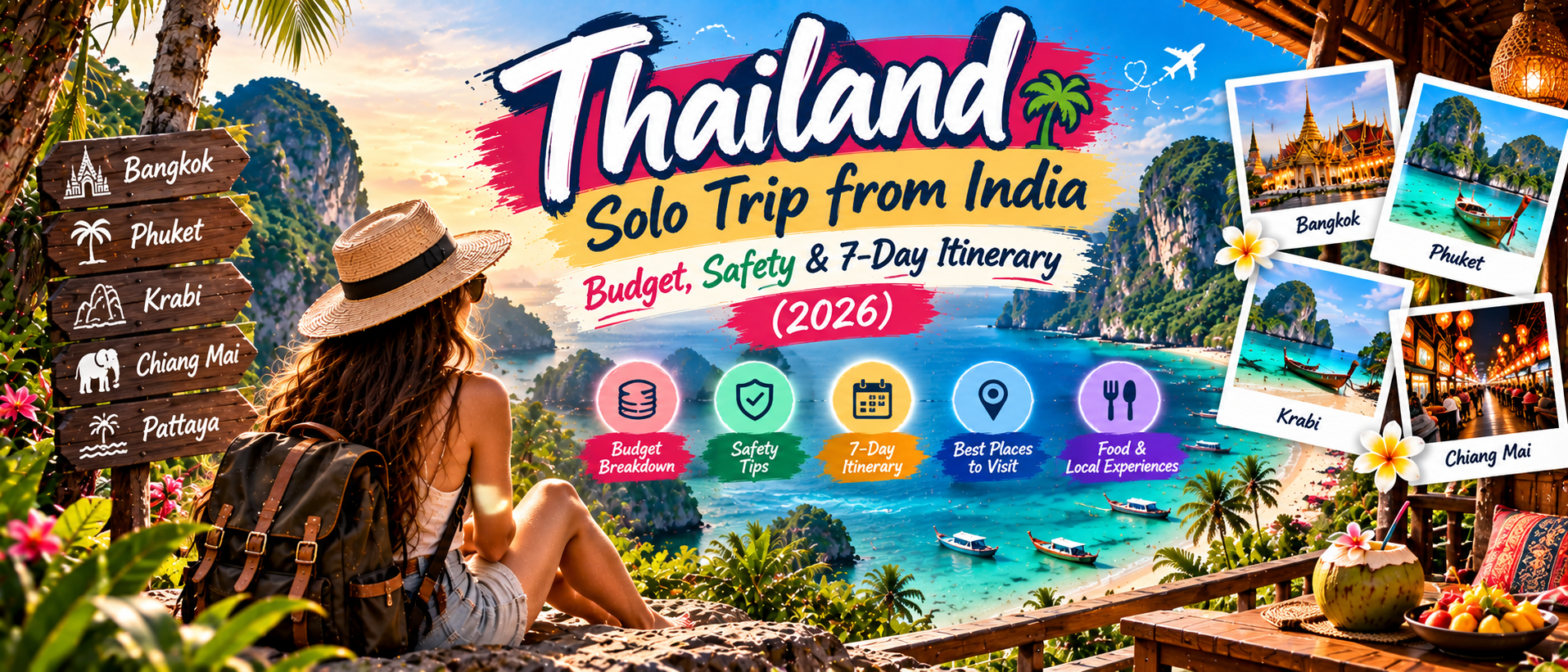 Thailand Solo Trip from India: Budget, Safety & 7-Day Itinerary (2026)