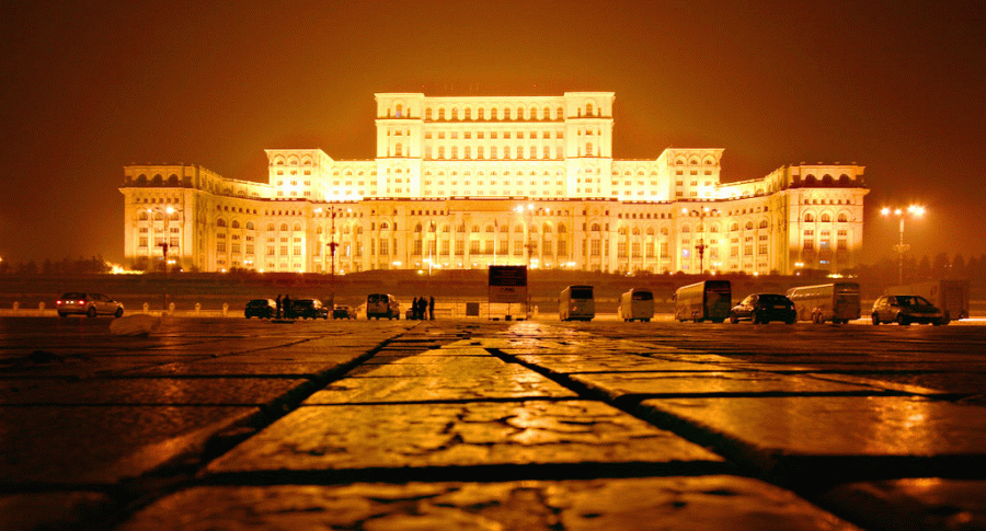A Massive Government Building in Bucharest, Romania